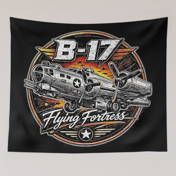Item preview, B17 Flying Fortress – Mighty Fortress of the Skies designed and sold by Aerolovers.