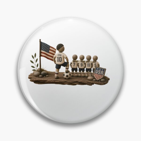Item preview, USA Football Dreams Pebble Art Shirt | American Soccer Fan Gift | World Cup 2026 Inspired USA Team Supporter Tee designed and sold by PebbleMood.