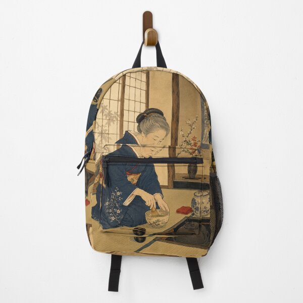 Item preview, Tea Ceremony Master - Vintage Japanese Woman Ukiyo-e Woodblock  designed and sold by bapupa.