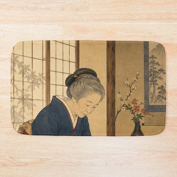 Item preview, Tea Ceremony Master - Vintage Japanese Woman Ukiyo-e Woodblock  designed and sold by bapupa.