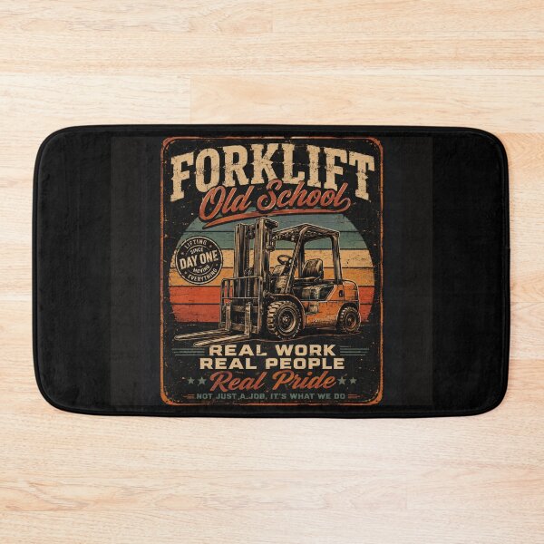 Item preview, Forklift Old School Real Work Real Pride designed and sold by RetroNibylander.
