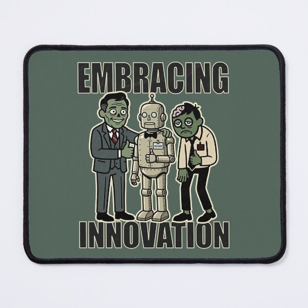 Item preview, Work Misery: Embracing Innovation Edition - Corporate Automation Zombie designed and sold by 3MillsDesign.