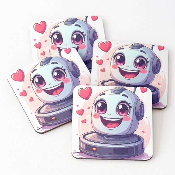 Item preview, Love Robot Vacuum Sticker designed and sold by OksArtStudio.