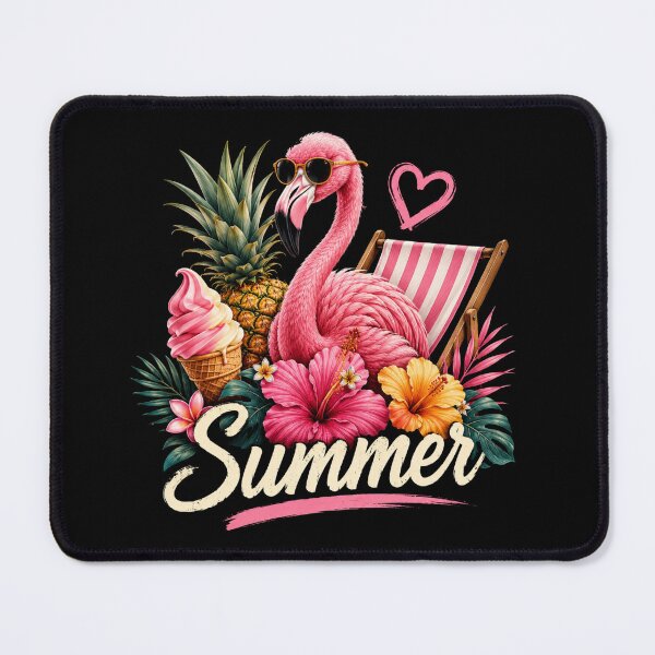 Item preview, Pink Flamingo Summer Vibes – Tropical Vacation Design designed and sold by MargaretaArt.