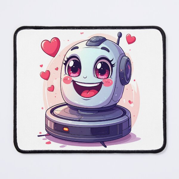 Item preview, Love Robot Vacuum Sticker designed and sold by OksArtStudio.