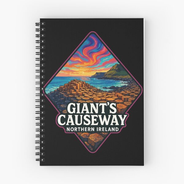 Item preview, Giant's Causeway Northern Ireland Colorful Travel designed and sold by TomFrontierArt.