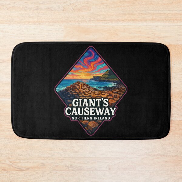 Item preview, Giant's Causeway Northern Ireland Colorful Travel designed and sold by TomFrontierArt.