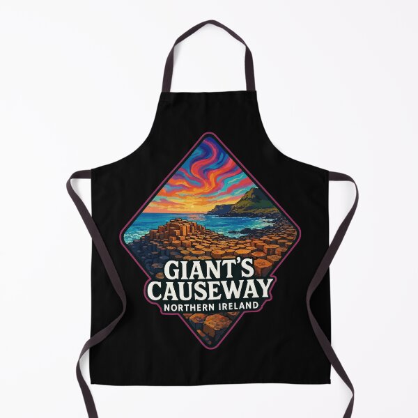 Item preview, Giant's Causeway Northern Ireland Colorful Travel designed and sold by TomFrontierArt.