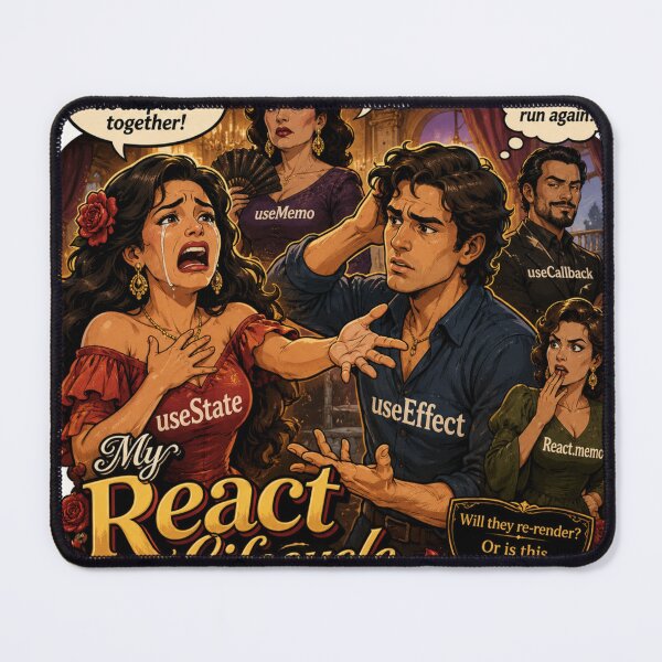 Item preview, React Lifecycle Sticker | Funny React Developer Programming Design designed and sold by SoulMint.