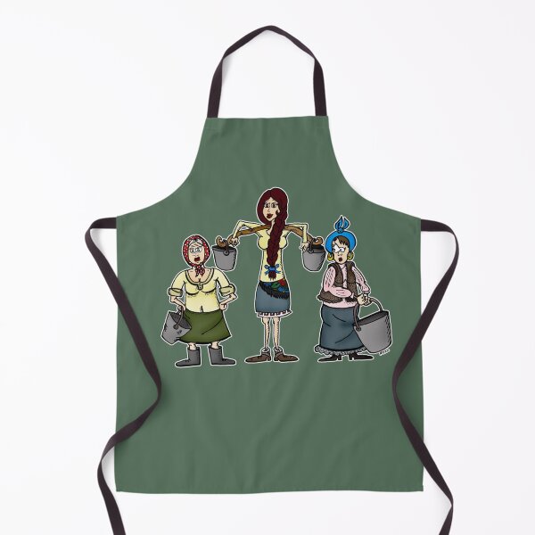 Item preview, Funny Ukrainian Halya Bucket Squad Cartoon – Cute Village Folk Song Meme Art designed and sold by MyxaART.