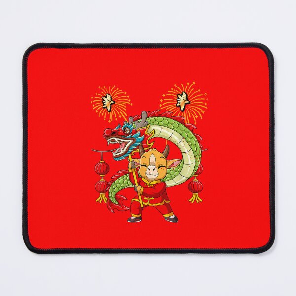 Item preview, Year Of The Goat Dragon Dance Chinese New Year Celebration designed and sold by GrumpySableye.