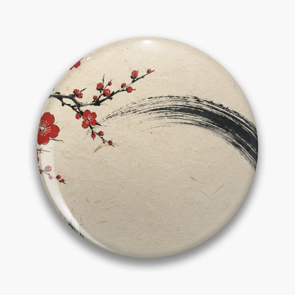 Item preview, Enso Ink Trace - Vintage Japanese Zen Ukiyo-e Woodblock  designed and sold by bapupa.