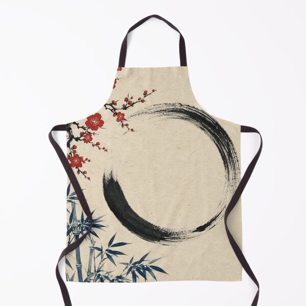 Item preview, Enso Ink Trace - Vintage Japanese Zen Ukiyo-e Woodblock designed and sold by bapupa.