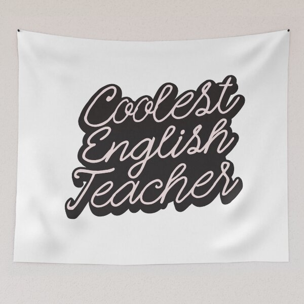 Item preview, Coolest English teacher designed and sold by Think4Prints.