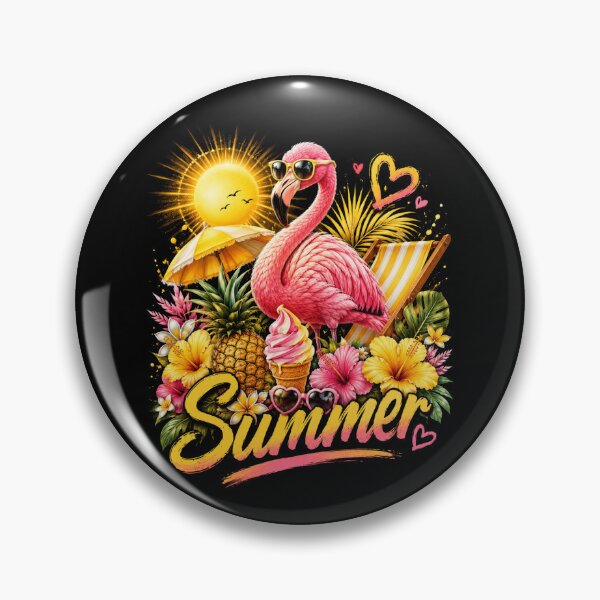 Item preview, Tropical Paradise Flamingo – Sunshine Summer Escape Design designed and sold by MargaretaArt.