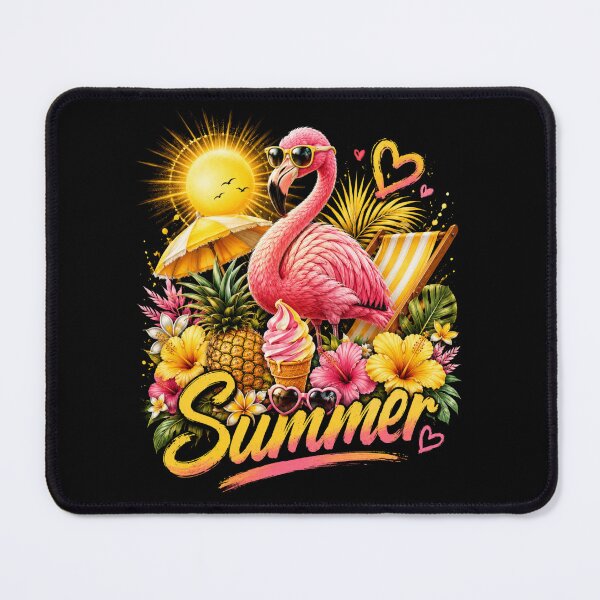 Item preview, Tropical Paradise Flamingo – Sunshine Summer Escape Design designed and sold by MargaretaArt.