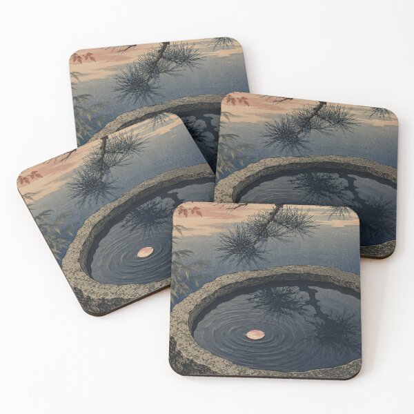 Item preview, Floating Lotus Petal - Vintage Japanese Zen Ukiyo-e Woodblock  designed and sold by bapupa.