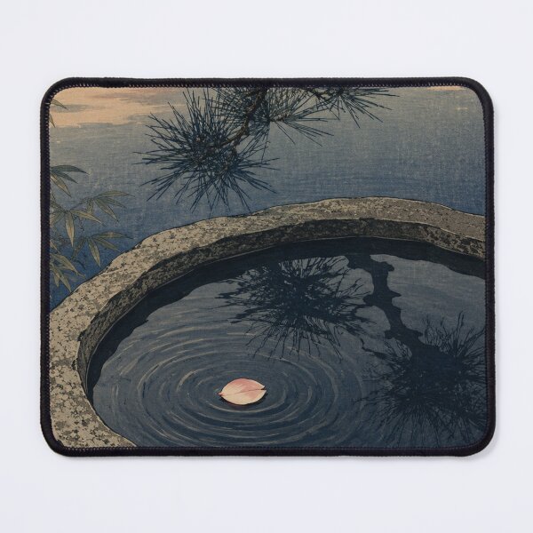 Item preview, Floating Lotus Petal - Vintage Japanese Zen Ukiyo-e Woodblock  designed and sold by bapupa.