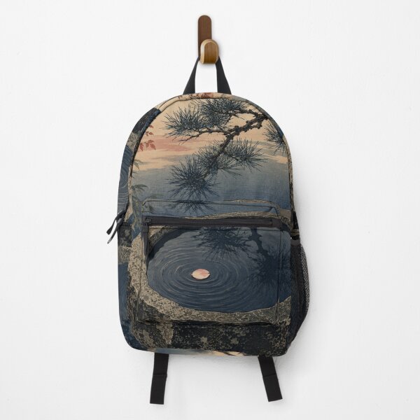 Item preview, Floating Lotus Petal - Vintage Japanese Zen Ukiyo-e Woodblock designed and sold by bapupa.