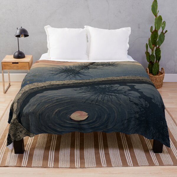 Item preview, Floating Lotus Petal - Vintage Japanese Zen Ukiyo-e Woodblock  designed and sold by bapupa.