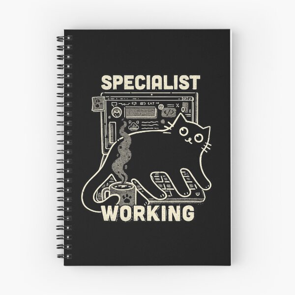 Item preview, Specialist Working Cat Programmer Funny Tech Humor designed and sold by Ekonolotie.