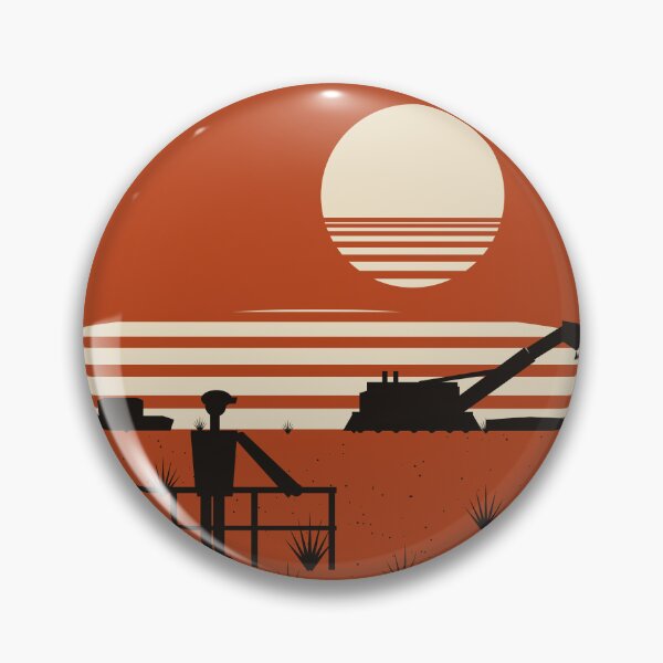 Item preview, Desert Sunset | Retro Minimalist Mining Scene | Australia designed and sold by FutureState.