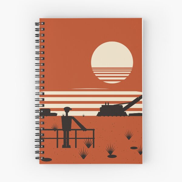 Item preview, Desert Sunset | Retro Minimalist Mining Scene | Australia designed and sold by FutureState.