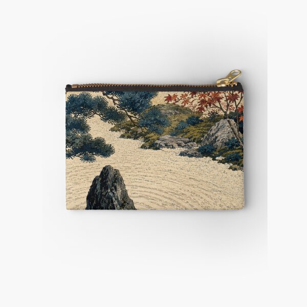 Item preview, Raked Sand Circle - Vintage Japanese Zen Ukiyo-e Woodblock  designed and sold by bapupa.