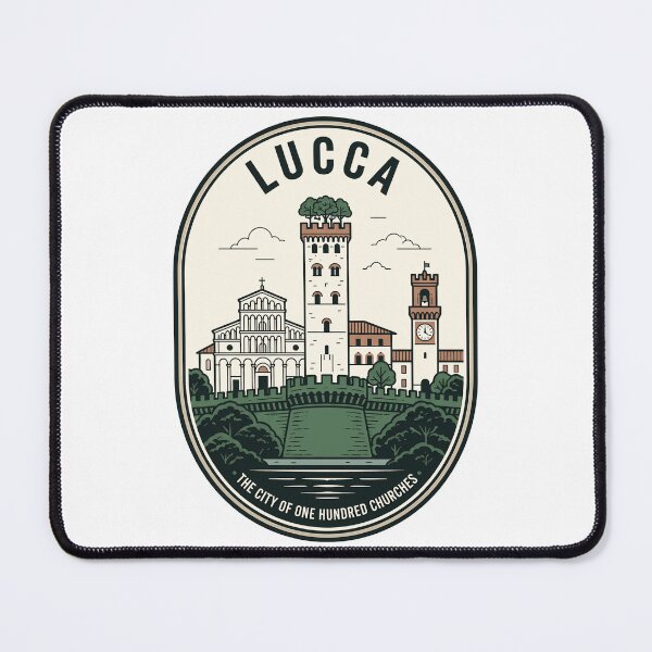 Item preview, Vintage Lucca Italy Travel Badge Guinigi Tower designed and sold by k3rstman1.