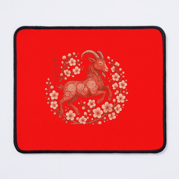 Item preview, 新年快乐 Chinese New Year Year Of The Goat Zodiac designed and sold by GrumpySableye.