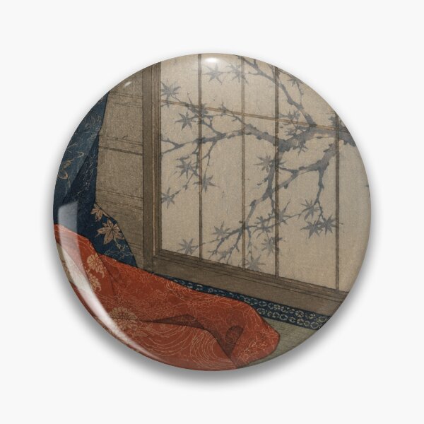 Item preview, Silent Shoji Glow - Vintage Japanese Zen Ukiyo-e Woodblock  designed and sold by bapupa.