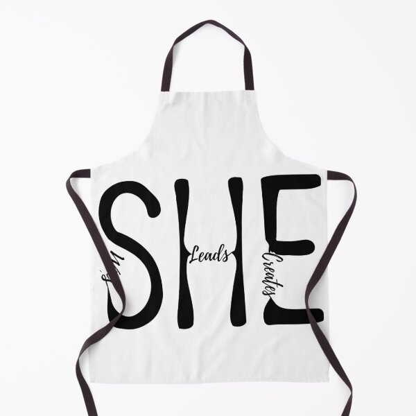 Item preview, SHE Creates Leads Wins | Fun Rounded Typography Art designed and sold by Typomuse-studio.