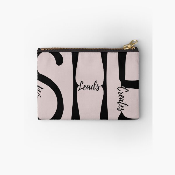 Item preview, SHE Creates Leads Wins | Fun Rounded Typography Art designed and sold by Typomuse-studio.