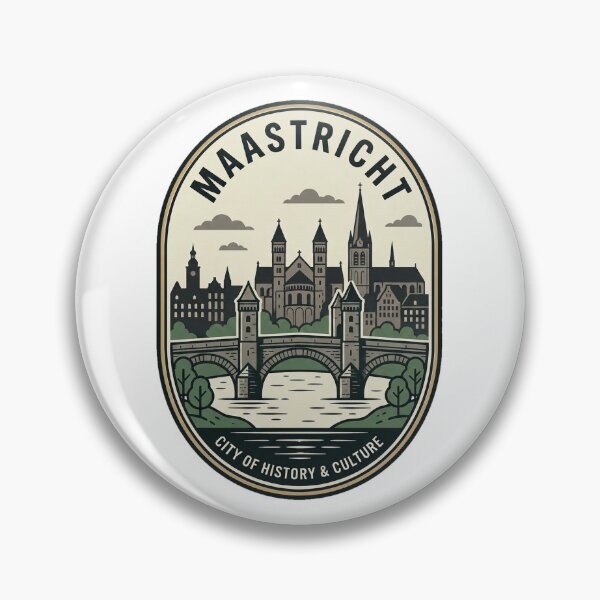 Item preview, Vintage Maastricht Netherlands Travel Badge Emblem designed and sold by k3rstman1.