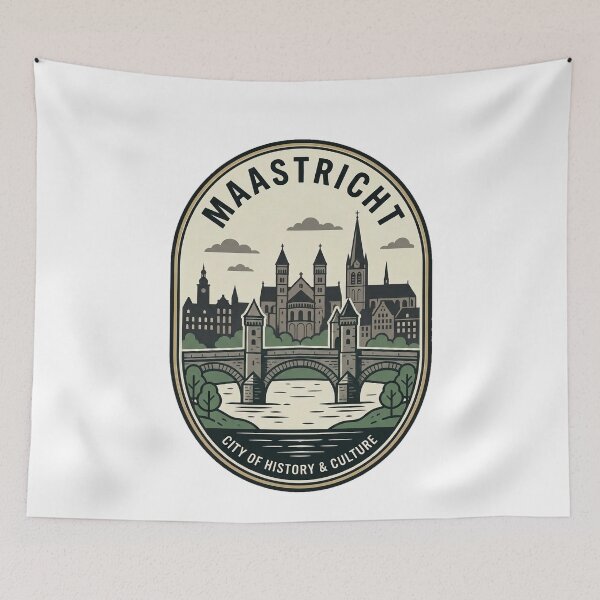 Item preview, Vintage Maastricht Netherlands Travel Badge Emblem designed and sold by k3rstman1.
