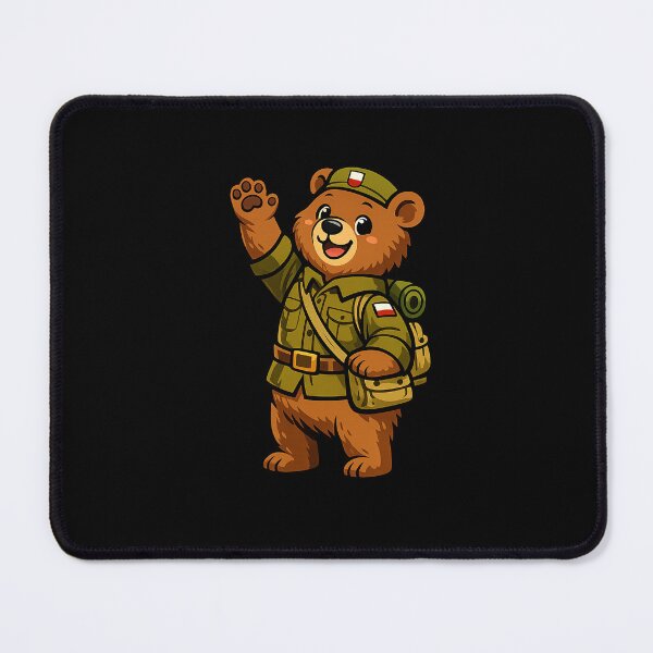 Item preview, Cute Wojtek Bear Polish Military Mascot designed and sold by JacobSpace.