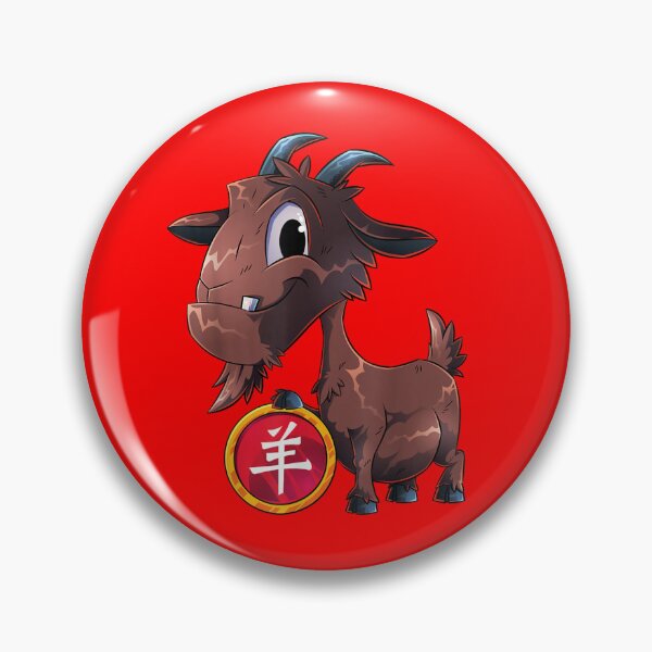Item preview, Yang Chinese Zodiac Year Of The Sheep Goat designed and sold by GrumpySableye.
