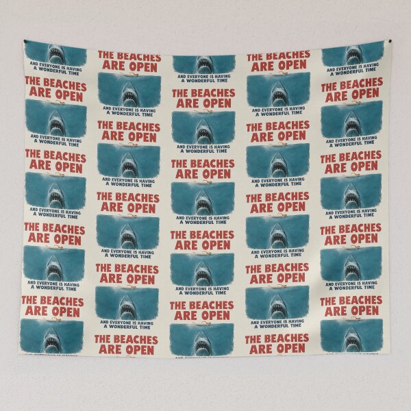 Item preview, Jaws Beaches Are Open designed and sold by ChunkByChunk.
