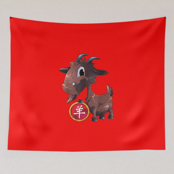 Item preview, Yang Chinese Zodiac Year Of The Sheep Goat designed and sold by GrumpySableye.