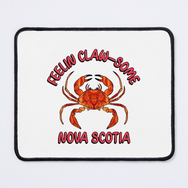 Item preview, Nova Scotia Canada Funny Red Crab Feelin Clawsome designed and sold by Sartoris Art.