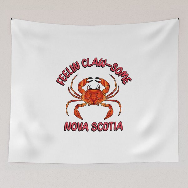 Item preview, Nova Scotia Canada Funny Crab Feelin Clawsome designed and sold by Sartoris Art.
