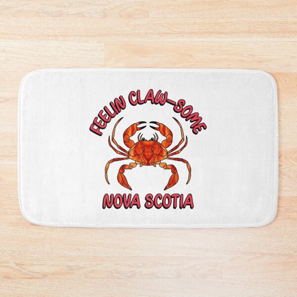 Item preview, Nova Scotia Canada Funny Red Crab Feelin Clawsome designed and sold by Sartoris Art.