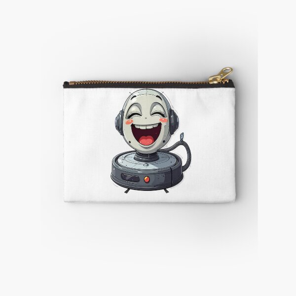 Item preview, Sleepy Robot Vacuum Sticker designed and sold by OksArtStudio.