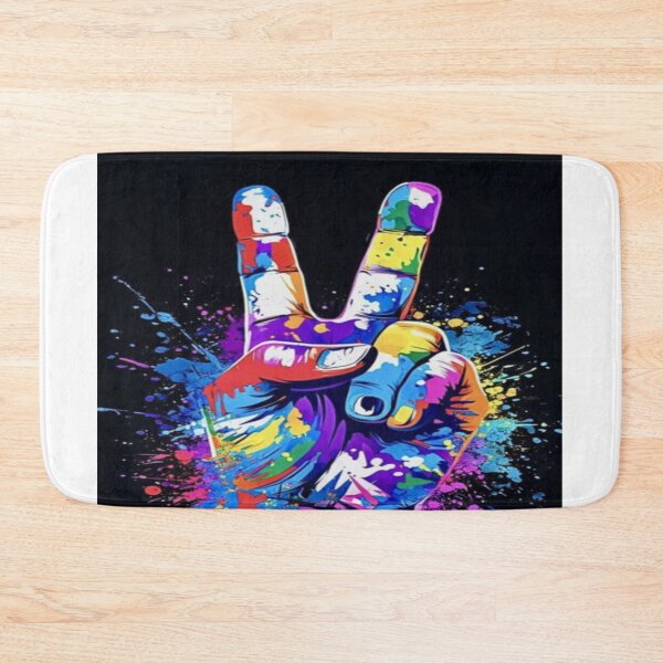 Item preview, Neon Rebel Hand Splash designed and sold by Artify Dots.