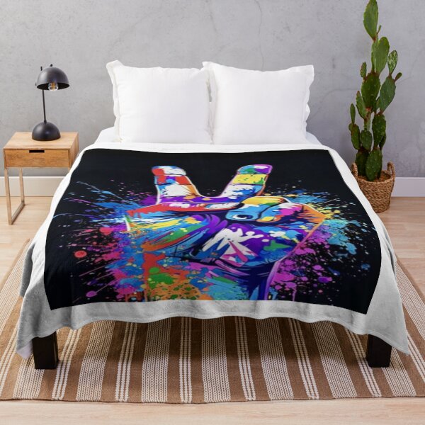 Item preview, Neon Rebel Hand Splash designed and sold by Artify Dots.