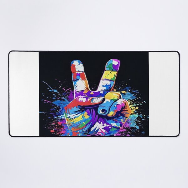 Item preview, Neon Rebel Hand Splash designed and sold by Artify Dots.