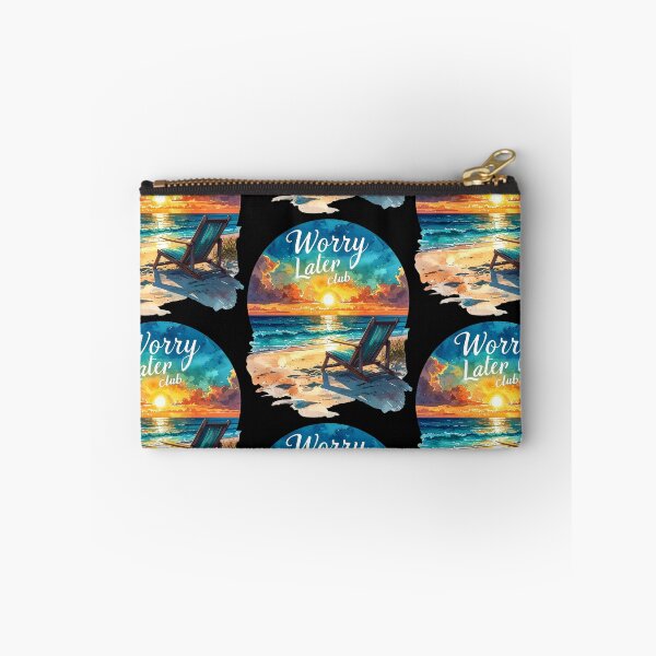 Item preview, Sunset & chill, no worries in a deckchair designed and sold by LiskoDesign.