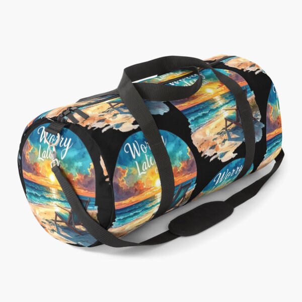 Item preview, Sunset & chill, no worries in a deckchair designed and sold by LiskoDesign.
