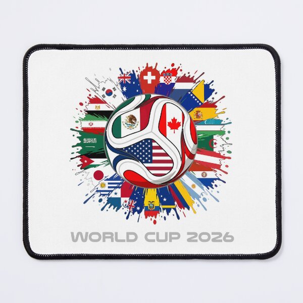 Item preview, 2026 FIFA World Cup | Football with World Flags designed and sold by Unik Design.