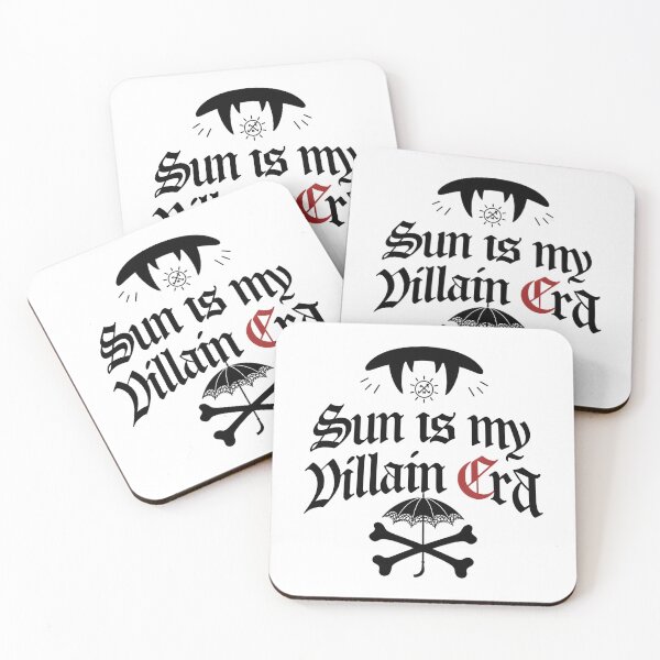 Item preview, Sun Is My Villain Era | Gothic Vampire Typography | Dark Romance Vampirecore designed and sold by VoidPixelAU.